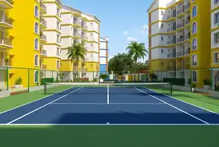 Tennis Court at Provident Adora De Goa
